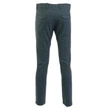 Slim Fit Check Chinos Pant For Men-Emerald Green