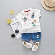Baby Boy Fashion Summer Clothes Set 2019 New Cute Letter