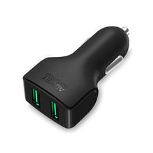AUKEY CC-S3 Universal 4.8A 24W Car Charger Adapter w/ Dual USB - Black