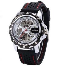 FashionieStore Men's wristwatch Men Skeleton Wrist Watches Automatic Winding Mechanical Movement Watch