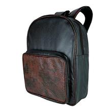Wildrexx Classic Brown Laptop Backpack (PU Leather)