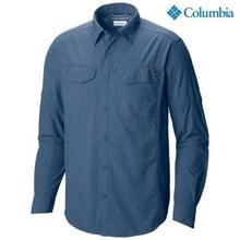 Columbia 1441581413 Silver Ridge Long Sleeve Casual Shirt For Men- Blue