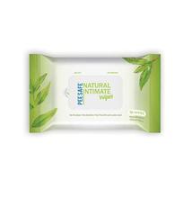 Pee Safe Natural Intimate Wipes - Pack of 10 (BRB1)