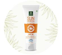Organic Harvest Sunscreen Spf 50 +++ Uva/Uvb For All Skin Types -100Gm