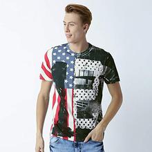 HUETRAP Men's Printed Regular Fit T-Shirt