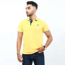 Being Human Yellow Polo T-Shirt For Men