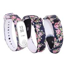 MI Band 3 And 4 Strap Set - Peony Pattern