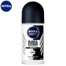 NIVEA MEN Deodorant Roll On, Black & White, 50ml
