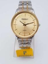 Perfect Full Dual Tone Chain Analog Watch with Gold Dial For Men