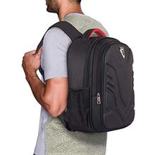 The Clownfish Panzer Polyester 40 LTR Black Laptop Backpack,