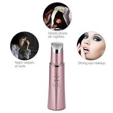 Mini Portable Vibration Facial Eye Massager Wand Heat