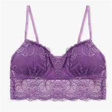 Sexy Bra Women Lace Bralette Wireless Lingerie Unlined Transparent