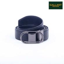Gallant Gears Black Leather Belt for Men ( 08 )