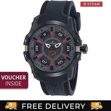 Titan Black Dial Analog Watch For Men - 1654KM04