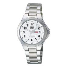 Q&Q A164J204Y Analog Silver/White Dial Watch For Men