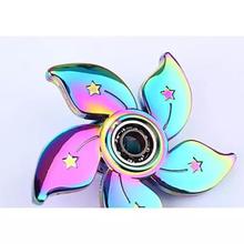 Rainbow Floral Fidget Spinner And Stress Reliever