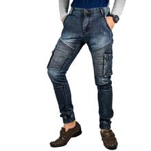 Virjeans Denim (Jeans) Multi pocket Box Joggers (VJC 700) Dark Blue