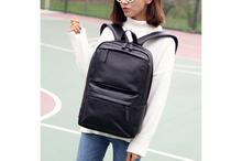 PU Leather Shoulder Unisex Backpack-Black (41001712)