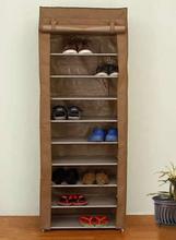 Coffee Brown Ten Layer Shoe Rack (SD-5)