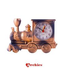 ARCHIES Beautiful Peru Train Table Clock Decor