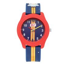 Zoop Blue Dial Silicone Strap Watch For Kids 26019PP02