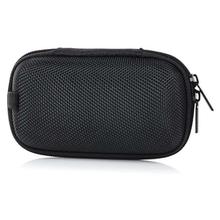 Portable Shock-Resistant Zippered Storage Case - Black