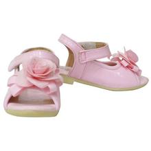 Pink Floral Designed Sandals For Girls