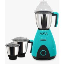 Aura Model No. AU7503CL Emerald Blue Color 3 Jars Mixer Grinder