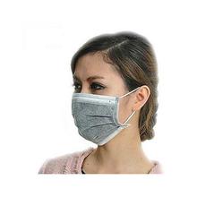 10 Pcs Disposable Earloop Face Filter Mask- Grey