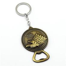 Game of Thrones Keychain Bottle opener Key Chain House Stark Key