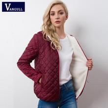 Autumn 2018 New Parkas basic jackets Female Women Winter plus velvet