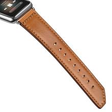 JINYA Classic Leather Band For Apple Watch 38MM / 40MM Brown