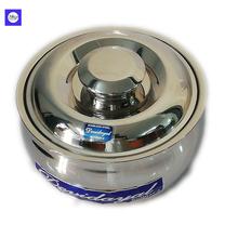 DeviDayal Stainless Steel Double Wall Insulated Plain Belly Shaped Casserole Cum Hot Cum Serving Pot