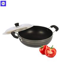 Classic Cookware  Heavy Gauge  Non-Stick Cookware Kadai With Ss Lid 220 Mm