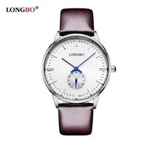 LONGBO Round White Dial Analog Watch - Unisex