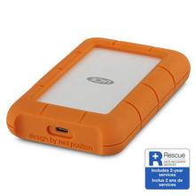 LaCie 2TB Rugged USB 3.0 Type-C External Hard Drive