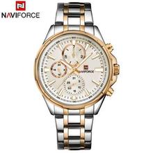 NF9089M Chronograph Watch For Men– Golden/Silver