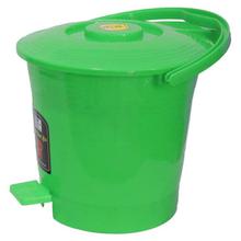 Bagmati Green Plastic Small Paddle Bin