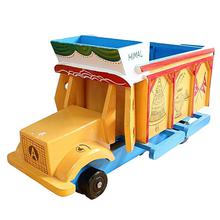 Yellow/Blue Wooden Truck For Kids