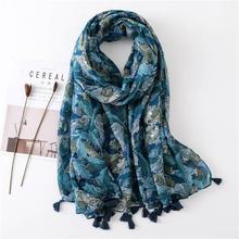 Korean Style Sun Protection Premium Printed Scarves For