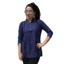 Women's Planet - Blue Tunic Tops