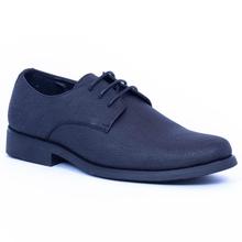 Caliber Shoes Black Lace up Formal Shoes For Men - ( 418 O)