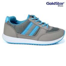 Goldstar Grey/Blue Regular Sports Shoes For Women (039)