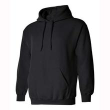 Men Plain Winter Hoodie (Black)