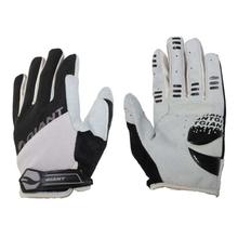 Giant White/Black Full Cycling Gloves For Men