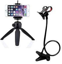 Combo of YT-228 Mini Mobile Tripod with 360° Rotating Ball Head with Mobile Clip