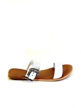 THEEA Double Strap Flat Sandals For Women