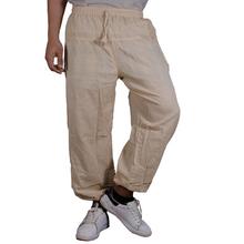 Plain White/Cream Alladin Unisex Trouser(Thin Hemp)