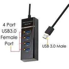 Storite USB 3.0 Hi-Speed 4 Port Hub Data Transfer for