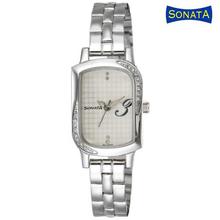 Silver Dial Analog Watch For Women - 87019SM02